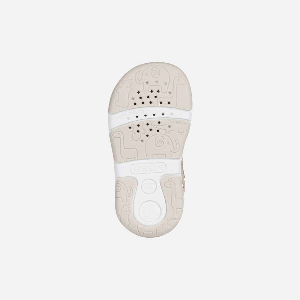 Geox Sandals Beige Tapuz Girl - Geox Baby Shoes - BUPMHD952